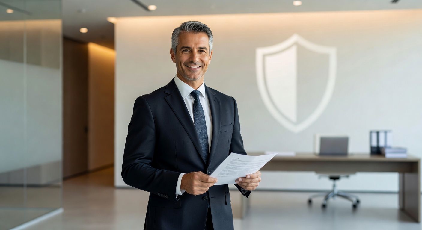 Mesut Akbas courtier assurance indépendant Hombourg-Haut Moselle devant bureau